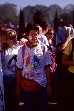 MARCIA DELLA PACE PERUGIA ASSISI fotografie di Giulio Azzarello &copy;2000 2022.