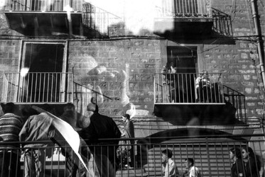 PROCESSIONE RELIGIOSA a Ganci in Sicilia. Fotografie di Giulio Azzarello &copy;2014.