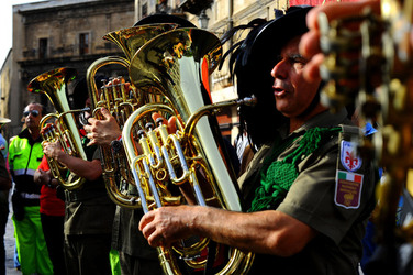 RADUNO di Bersaglieri. Fotografie di Giulio Azzarello &copy;2016.