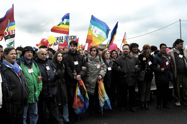 MANIFESTAZIONE per la PACE. Fotografie di Giulio Azzarello ©2014. MANIFESTAZIONE per la PACE. Fotografie di Giulio Azzarello ©2014.