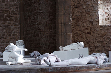 VANESSA BEECROFT allo Spasimo di Palermo alcuni momenti. Fotografie di Giulio Azzarello &copy;2014.