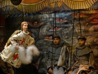 SAN FRANCESCO all Opera dei Pupi di Mimmo Cuticchio. Ogni momento fotografie di Giulio Azzarello &copy;2014.