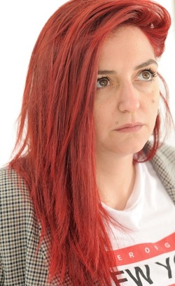 LUCREZIA artista modella attrice. Fotografie di Giulio Azzarello &copy;2018.