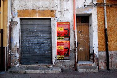 PEPPINO IMPASTATO e il suo mito. Fotografie di Giulio Azzarello ©2014.