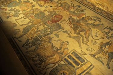 I MOSAICI della VILLA ROMANA DEL CASALE Piazza Armerina in Sicilia. Fotografie di Giulio Azzarello &copy;2014.