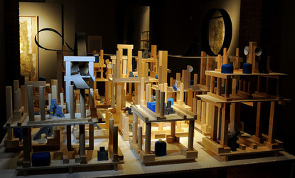 Mobile City installazione di Anne Clemence DeGrollee alla GAM di Palermo. Fotografie di Giulio Azzarello ©2017. Mobile City installazione di Anne Clemence DeGrollee alla GAM di Palermo. Fotografie di Giulio Azzarello ©2017.