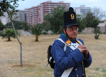 LA BATTAGLIA DI PONTE AMMIRAGLIO a Palermo lo sbarco dei mille . Fotografie di Giulio Azzarello &copy;2014.