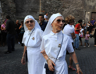 SANTA ROSA a Viterbo. Fotografie di Giulio Azzarello &copy;2014.