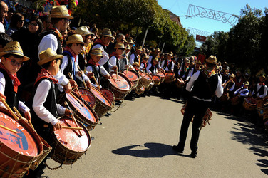 Tamburai siciliani di Agrigento. Fotografie di Giulio Azzarello &copy;2017.