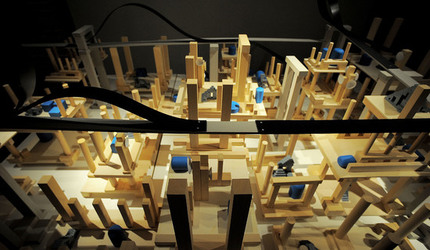 Mobile City installazione di Anne Clemence DeGrollee alla GAM di Palermo. Fotografie di Giulio Azzarello ©2017. Mobile City installazione di Anne Clemence DeGrollee alla GAM di Palermo. Fotografie di Giulio Azzarello ©2017.