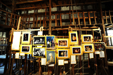 TRADIZIONI IN VIAGGIO mostra di pupi di Mimmo Cuticchio. Fotografie di Giulio Azzarello &copy;2014.