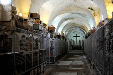 LE CATACOMBE dei cappuccini a Palermo in Sicilia. Fotografie di Giulio Azzarello &copy;2014.