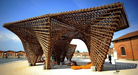 STRUTTURA di LEGNO BIENNALE di ARCHITETTURA di VENEZIA. Foto di G.Azzarello ©2018. STRUTTURA di LEGNO BIENNALE di ARCHITETTURA di VENEZIA. Foto di G.Azzarello ©2018.