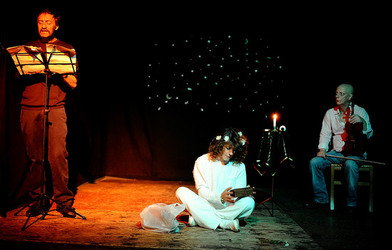 CLOCHARD uno spettacolo di e con Ludovico Caldarera. Fotografie di Giulio Azzarello &copy;2017.