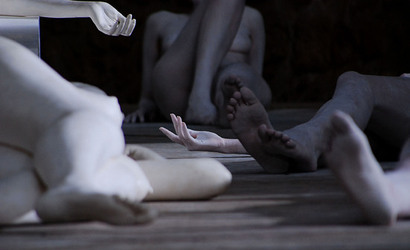 VANESSA BEECROFT allo Spasimo di Palermo alcuni momenti. Fotografie di Giulio Azzarello &copy;2014.