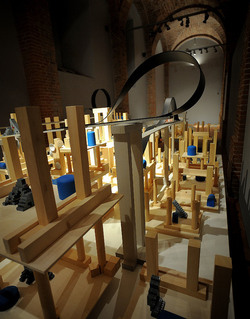 Mobile City installazione di Anne Clemence DeGrollee alla GAM di Palermo. Fotografie di Giulio Azzarello ©2017. Mobile City installazione di Anne Clemence DeGrollee alla GAM di Palermo. Fotografie di Giulio Azzarello ©2017.