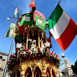 Festa di S.Agata a Catania. Fotografie di Giulio Azzarello ©2017.