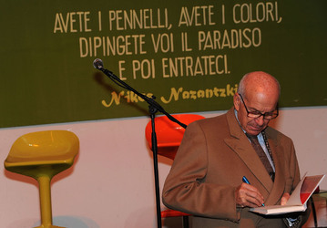 FAUSTO BERTINOTTI politico. Fotografie di Giulio Azzarello &copy;2014.