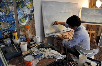 GIORNATA DEL CONTEMPORANEO artisti. Foto di Giulio Azzarello &copy;2014.