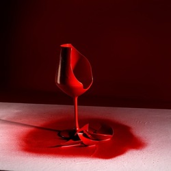 CALICE ROSSO. Fotografia di Giulio Azzarello &copy;2023.