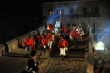LA BATTAGLIA DI PONTE AMMIRAGLIO a Palermo lo sbarco dei mille . Fotografie di Giulio Azzarello &copy;2014.