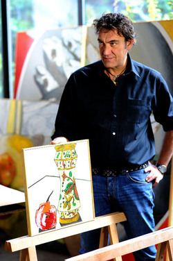 GUIDO BARAGLI artista pittore. Fotografie di Giulio Azzarello &copy;2014.