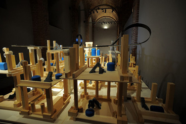 Mobile City installazione di Anne Clemence DeGrollee alla GAM di Palermo. Fotografie di Giulio Azzarello ©2017. Mobile City installazione di Anne Clemence DeGrollee alla GAM di Palermo. Fotografie di Giulio Azzarello ©2017.