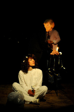 CLOCHARD uno spettacolo di e con Ludovico Caldarera. Fotografie di Giulio Azzarello &copy;2017.