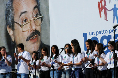 GIORNATE FALCONE E BORSELLINO a Palermo ogni anno. Fotografia di Giulio Azzarello &copy;2014.