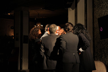 HAROLD PINTER drammaturgo inglese al teatro Candelai di Palermo. Fotografie di Giulio Azzarello ©2014. HAROLD PINTER drammaturgo inglese al teatro Candelai di Palermo. Fotografie di Giulio Azzarello ©2014.