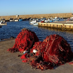 RETI DA PESCA. Fotografie di Giulio Azzarello &copy;2022.