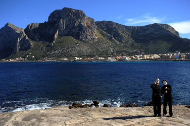 DARIO FERRARI E NINA LOMBARDINO attori italiani. Fotografie di Giulio Azzarello &copy;2014.