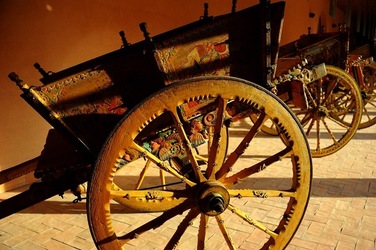 MUSEO DEL CARRETTO SICILIANO D Aumale. Fotografie di Giulio Azzarello &copy;2018.