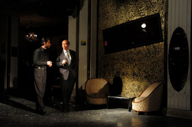 HAROLD PINTER drammaturgo inglese al teatro Candelai di Palermo. Fotografie di Giulio Azzarello ©2014. HAROLD PINTER drammaturgo inglese al teatro Candelai di Palermo. Fotografie di Giulio Azzarello ©2014.