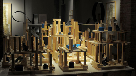 Mobile City installazione di Anne Clemence DeGrollee alla GAM di Palermo. Fotografie di Giulio Azzarello ©2017. Mobile City installazione di Anne Clemence DeGrollee alla GAM di Palermo. Fotografie di Giulio Azzarello ©2017.