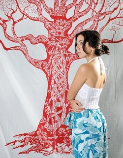 ISABELLA SCIORTINO attrice italiana. Fotografie di Giulio Azzarello &copy;2018.