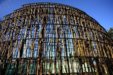 VENEZIA installazione lignea Giardini della Biennale di Arch. Cont. Fotografie di Giulio Azzarello &copy;2022.