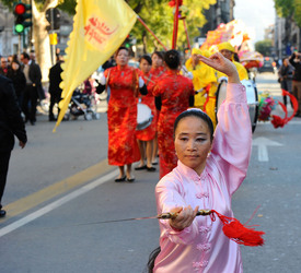 CAPODANNO CINESE panoramiche e particolari. Fotografie di Giulio Azzarello &copy;2014.