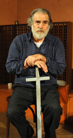 CARLO MAGNO spettacolo epico di e con Mimmo Cuticchio. Fotografie di Giulio Azzarello &copy;2014.