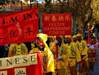 CAPODANNO CINESE panoramiche e particolari. Fotografie di Giulio Azzarello &copy;2014.