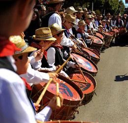 Tamburai siciliani di Agrigento. Fotografie di Giulio Azzarello &copy;2017.