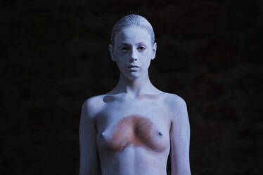 VANESSA BEECROFT allo Spasimo di Palermo alcuni momenti. Fotografie di Giulio Azzarello &copy;2014.