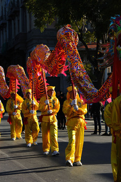 CAPODANNO CINESE panoramiche e particolari. Fotografie di Giulio Azzarello &copy;2014.