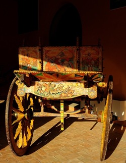 MUSEO DEL CARRETTO SICILIANO D Aumale. Fotografie di Giulio Azzarello &copy;2018.