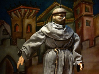 SAN FRANCESCO all Opera dei Pupi di Mimmo Cuticchio. Ogni momento fotografie di Giulio Azzarello &copy;2014.