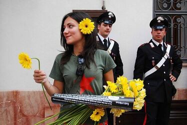 PEPPINO IMPASTATO e il suo mito. Fotografie di Giulio Azzarello ©2014.