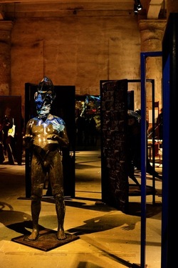 VENEZIA installazione nigeriana inizio Arsenale. Biennale Arch. Cont.. Fotografie di Giulio Azzarello &copy;2022.