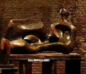 HENRY MOORE mostra a Roma Fotografie di Giulio Azzarello &copy;2016.