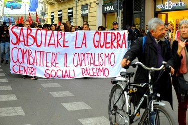 MANIFESTAZIONE per la pace in Palestina. Fotografie di Giulio Azzarello &copy;2018.