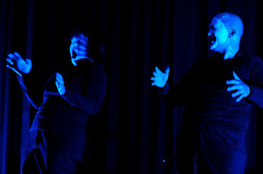 DARIO FERRARI E NINA LOMBARDINO attori italiani. Fotografie di Giulio Azzarello &copy;2014.